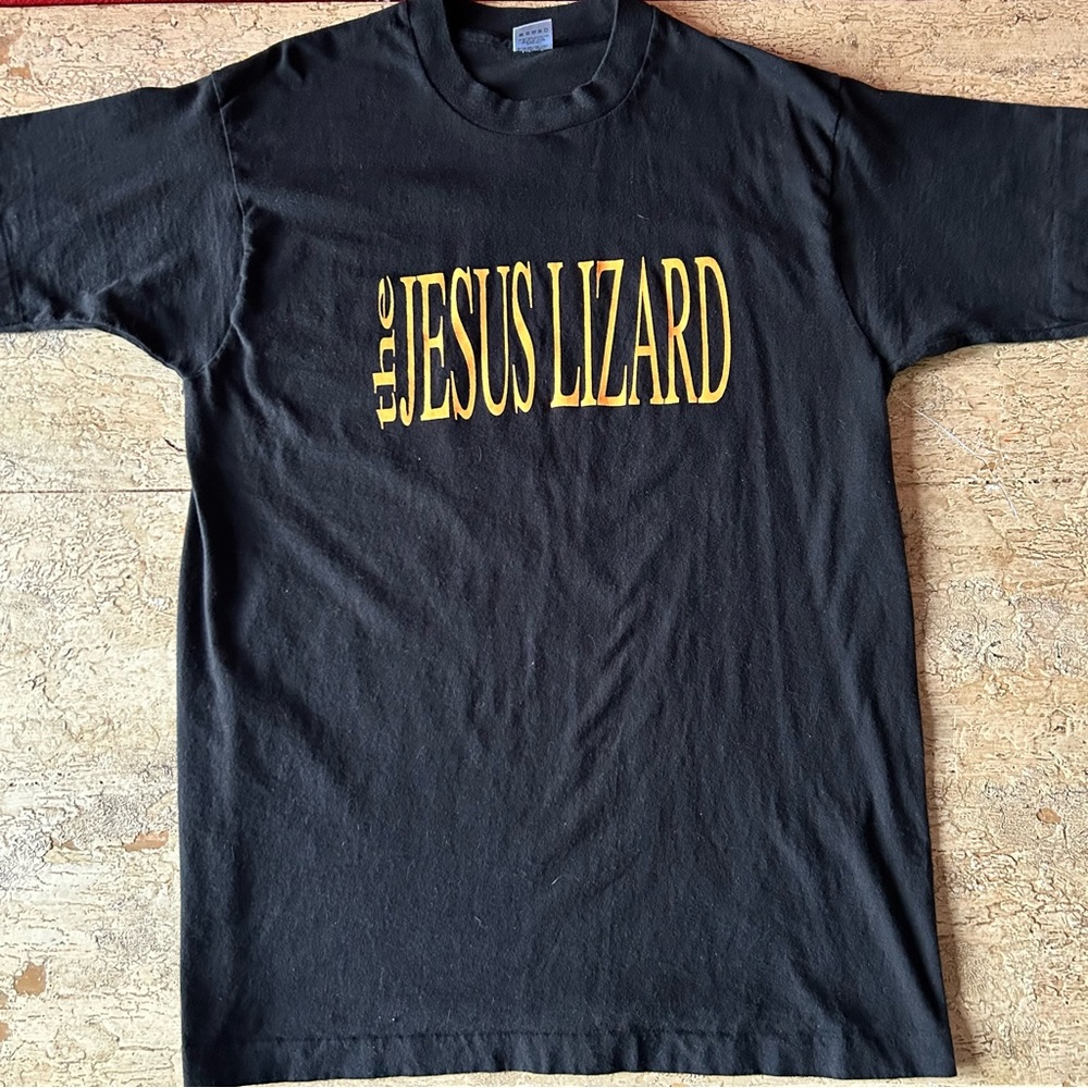 THE JESUS LIZARD 1993 LIAR Vintage RARE Punk Band T-shirt & bonus LIAR CD 90s